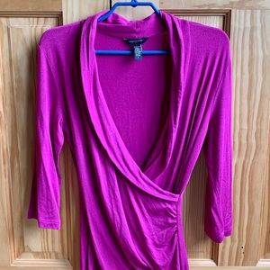 Banana Republic Drape/Wrap Stretch Top, Small